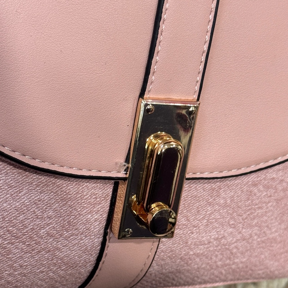 Mkf Collection by Mia K Pink Gold Crossbody Maren Shoulder Bag Purse NWT - Picture 10 of 17